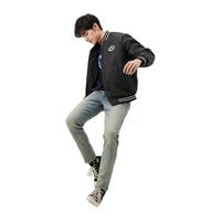 Gap 盖璞 男女装冬季2023LOGO学院棒球风羽绒服720811保暖外套 黑色 185/104A(L)