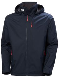 Helly-Hansen H/H海丽汉森男士Crew 2.0防水防风连帽夹克外套城市通勤日常休闲 597 Navy XX-Large