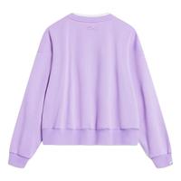 李宁（LI-NING）丨迪士尼怪兽大学系列加绒保暖卫衣女子秋冬运动上衣AWDT808 【加绒】罗玫紫-3 XS