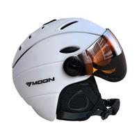 MOON专业滑雪头盔MIPS亚洲头型男女雪镜一体式单双板滑雪盔帽护具