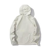 狼爪 冲锋衣女秋冬防风防水软壳三合一夹克外套5121182 米白色 2XL