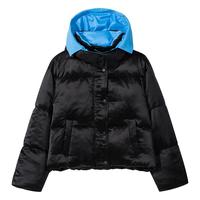 短款轻薄羽绒服女2024秋冬季宽松白鸭绒外套韩版长袖简约上衣