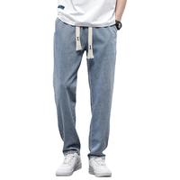 VANCL/凡客诚品秋冬季复古加绒加厚牛仔裤男款直筒宽松休闲裤男士