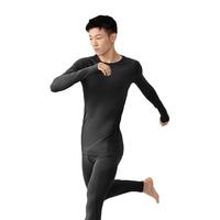Beneunder 蕉下 保暖内衣男打底肌底衣男士保暖衣裤棉衣棉裤秋衣秋裤款循弹初暖漫暮黑M