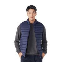 迪卡侬（DECATHLON）棉马甲保暖马夹秋冬夹克户外运动休闲男女外套TAG1 深蓝色 S