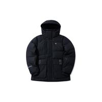 可隆 KOLON SPORT户外男运动防风戈尔短款羽绒服 黑色BK 170/M