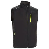 DECATHLON 迪卡侬 男士软壳上衣背心外套抓绒保暖加厚防风防泼水防寒秋帆船黑色2XL4104847