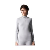 爱慕保暖女细斟3系列奶皮红色本命年小立领长袖上衣打底衣CA721041 品月灰558 165