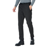 ALPINT MOUNTAIN加绒保暖商务款软壳裤冲锋裤男款户外防风透气登山徒步抓绒长裤子