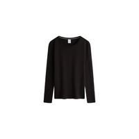 Calvin Klein内衣【悦动引力带】女舒适圆领打底居家保暖内衣QS7032AD UB1-太空黑 S