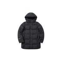  可隆 KOLON SPORT女户外戈尔防泼水大鹅绒中长款羽绒服 黑色BK 160/S