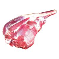 牧人渔火 宁夏滩羊肉新鲜羊腿整只生鲜后腿肉羔羊小腿骨棒切块烧烤食材 羔羊后腿整只4斤