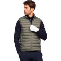 迪卡侬（DECATHLON）棉马甲保暖马夹秋冬夹克户外运动休闲男女外套TAG1 卡其棕色 M