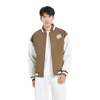 ERKE 鸿星尔克 男棉服棒球服撞色舒适保暖外套男冬季时尚百搭休闲运动