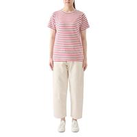 無印良品 無印良品 MUJI 女式 余线 短袖T恤 BB00CC2S 混色 S