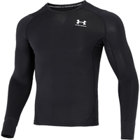 安德玛(Under Armour)长袖t恤男 弹力透气速干紧身衣压缩衣跑步运动服 1257471-001 L 175