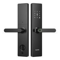 TENON 亚太天能 可视猫眼指纹锁人脸识别电子锁密码锁家用防盗智能锁门锁