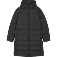 /江南布衣25冬羽绒服长款H型连帽柔软5P0C10010 001/本黑 M