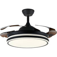 海德照明 HAIDE LIGHTING 米家智能AI语音吊扇灯 led风扇灯客厅灯隐形变频餐厅卧室遥控灯具