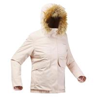 DECATHLON 迪卡侬 保暖夹克女士上衣保暖飞行夹克徒步加厚防风登山服 OD 女款_粉红色 M