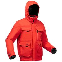 DECATHLON 迪卡侬 男士上衣保暖飞行夹克徒步加厚防风登山服 ODT3 男款-凯旋红 XL