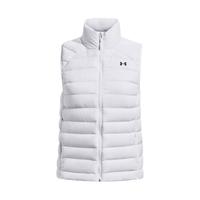 安德玛 UNDER ARMOURUA秋冬Storm Armour女子训练运动鸭绒羽绒马甲1372647 白色100 XS S M L XL