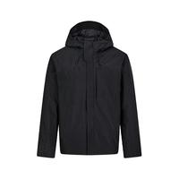 JOMA85白鸭绒羽绒服男女同款连帽时尚秋冬保暖防风防泼水户外运动外套 黑色 5XL