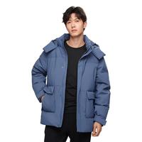 NORTHLAND 诺诗兰 秋冬男士羽绒服户外防风防泼保暖高蓬鹅绒防寒服 墨蓝色