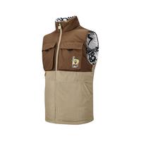 361°男装羽绒服马甲361冬保暖运动外套男 陶褐色 M