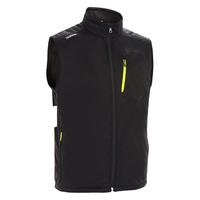 迪卡侬（DECATHLON）软壳衣男上衣背心外套抓绒保暖加厚防风防泼水防寒秋帆船 黑色 S