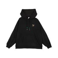 彪马（PUMA）【CNY】 女子廓形连帽休闲卫衣 BZ TOH HOOD627269 黑色-01 XL(170/92A)