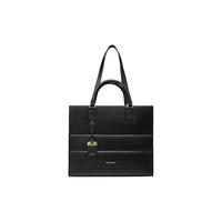 Samsonite 新秀丽 女生礼物新秀丽包 女大容量单肩通勤托特包 手拎单肩包NQ6*001 黑色
