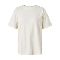 MECITY女装夏季休闲宽松圆领纯色套头短袖T恤女508986