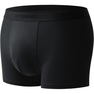 JianJiang 健将 男士平角内裤套装 DZ046 3条装(科技灰+黑色+中灰) XXXL