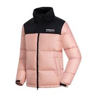 诺诗兰男女款中性羽绒服保暖防泼90鹅绒羽绒外套NDJDT0630S 柔雾粉色 165