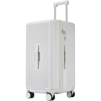 卡拉羊（KALA·Y）拉杆箱大容量时尚魔方箱巨能装旅行箱男女防刮花出游行李箱 燕麦灰丨分层设计 抑菌里布 20英寸【可登机，三边之和115】 20英寸（可登机，三边之和115）