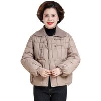 花花公子（PLAYBOY OUTDOOR）时尚装冬装洋气百搭棉衣外套女2023中老年女装休闲服棉服 JF-C905卡其色【棉服】 M105斤以下