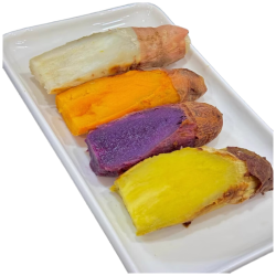 京鲜生 山东四色蜜薯组合净重9斤单果100g+红薯地瓜紫薯烟薯源头直发 四色蜜薯9斤
