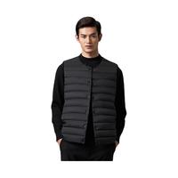 波司登轻薄羽绒马甲通勤内外穿显瘦背心内胆男士B10130001 黑色8056 195/108A