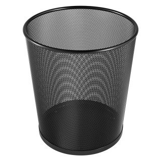 BEKAHOS 百家好世 家用金属网垃圾桶 黑色 12L