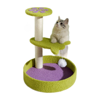 喵仙儿 猫爬架一体猫窝多层跳台剑麻猫抓柱耐磨猫抓板小型不掉屑猫玩具