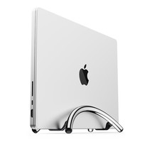 twelve south BookArc Flex简约垂直立式铬铝合金散热桌面支架底座适用于苹果MacBook
