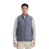 迪卡侬棉马甲保暖马夹夹克户外运动休闲外套鹅卵石灰色XXL-4928305