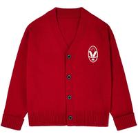 卡帕（Kappa）龙年新年款开运衫毛衣2024男女多色开衫外套K0EW2LK39 红色-5527 L