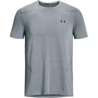 安德玛 UNDER ARMOUR 奥莱UA 短袖男士透气跑步训练休闲运动格纹半袖T恤s码