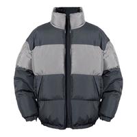 马登 MADEN工装美式复古双面立领羽绒服面包衣服拼接保暖外套白鸭绒男冬