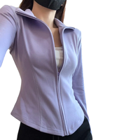 冬季内搭打底衫德绒保暖长袖T恤女拉链翻领外穿休闲百搭瑜伽上衣