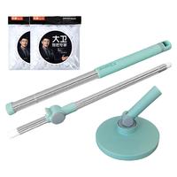 大卫大卫旋转拖把整套杆子配件(如不确定型号 请在线客服) 适配【D11】杆子+把盘+拖头2个