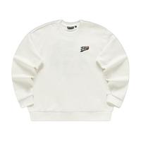 FILA FUSION斐乐潮牌男子套头卫衣2024春季宽松针织上衣 云白色-WT 180/100A/XL