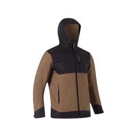 DECATHLON 迪卡侬 外套男秋冬加绒加厚棉服运动防风防水冲锋风衣女ODT3男款-黑棕拼色-2022S-4699625